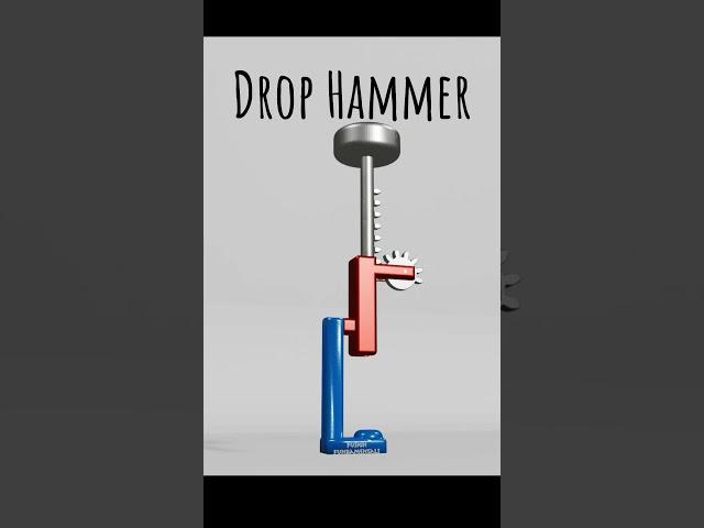 drop hammer  mechanism #fusion360 #blender