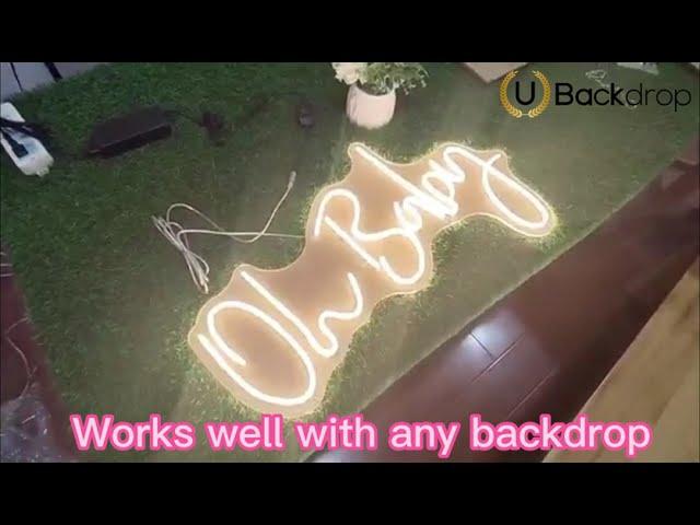 LED Neon Sign | Reusable Party Decoration Backdrop