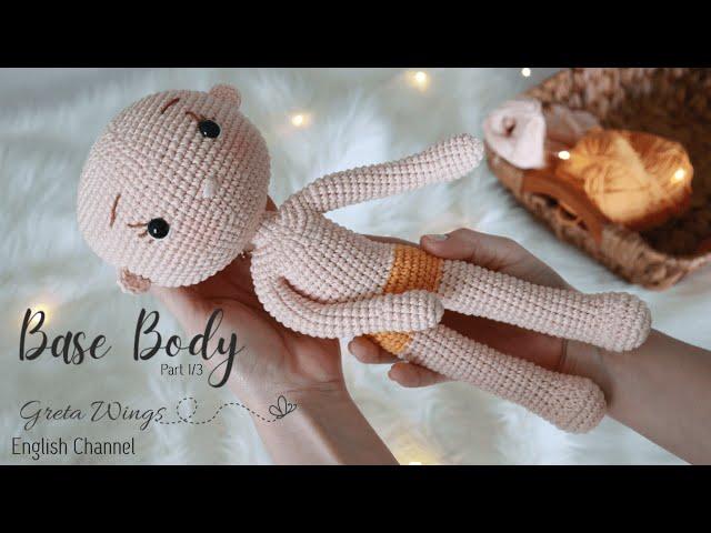 Base Body Tutorial Amigurumis Princesses|Princess Collection Part1/3 /GretaWings in English Sub 