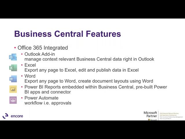 Dynamics 365 Business Central Overview