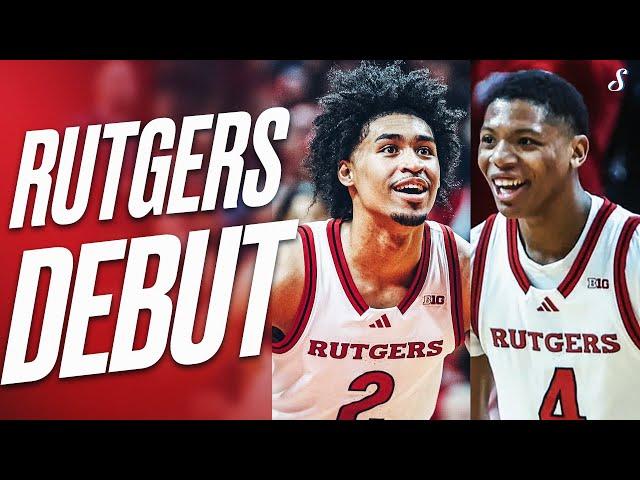 Dylan Harper & Ace Bailey's FULL Rutgers Debut! | 45 POINTS COMBINED