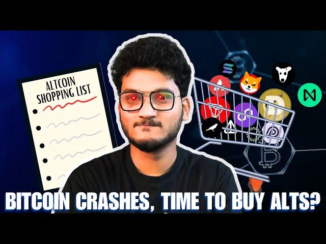  Bitcoin CRASHES - Time to buy Altcoins | Crypto Market dump Update