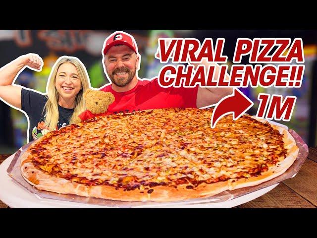 Viral 30-inch Team Pizza Challenge with @KatinaEatsKilos