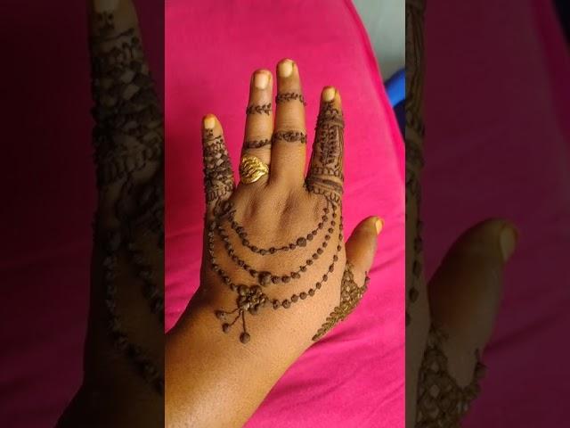 simple Backhand Mehndi design @sivasakthisuresh sweet home s4 Kolangal