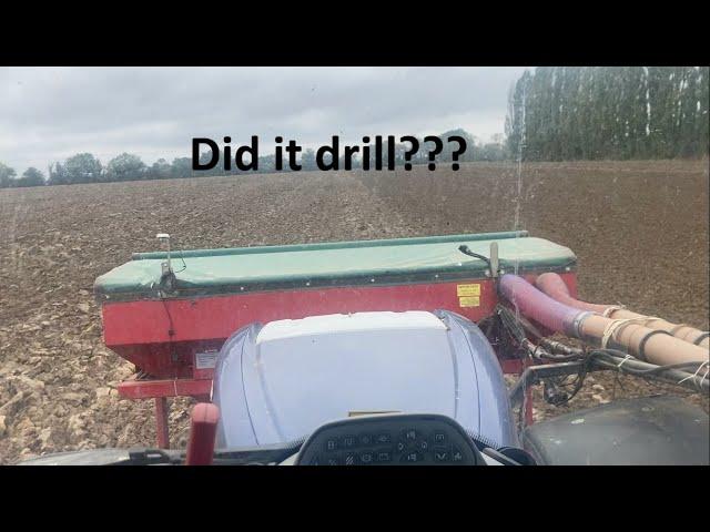 Ploughing, muck spreading, and a little bit of drilling.