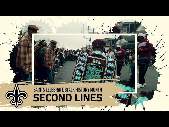 Learn About the New Orleans Second Line Tradition | Black History Month | New Orleans Saints