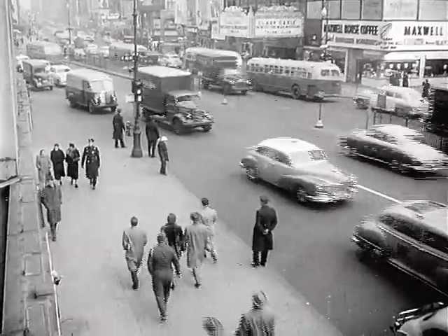 New York Civil Defense drill. 1950's