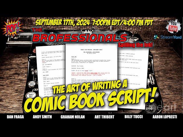 The Art of Writing a Comic Book Script!