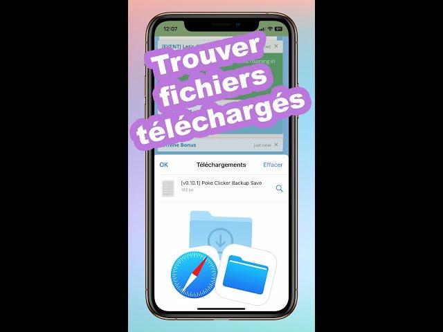 Trouver un fichier téléchargé sur un iPhone ou iPad