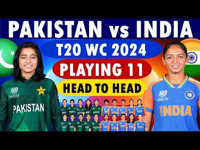 India vs Pakistan Women's T20 World Cup 2024 playing 11, India Women vs Pakistan Women match detail