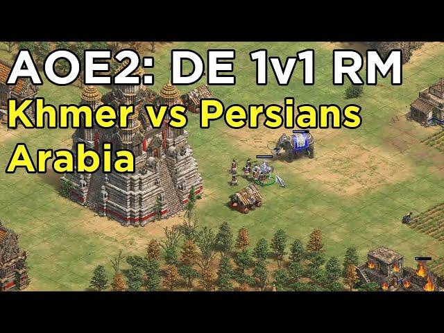 Age of Empires 2: Definitive Edition - eartahhj vs baccabab - Khmer Arabia - 29/03/2020