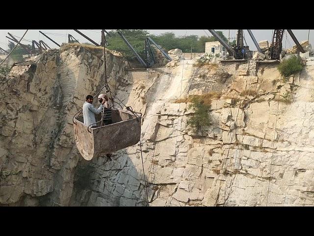 *DANGEROUS* Marble stone mines, Makrana, Rajasthan.