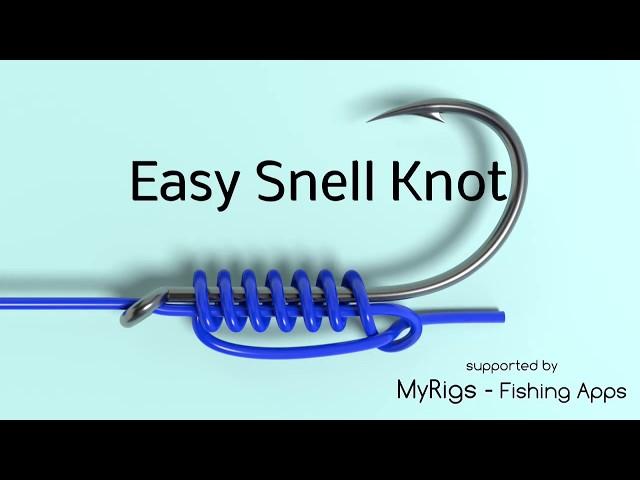 Easy Snell - Fishing Hook Knot Animated