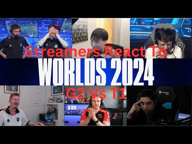 Streamers React to the DOWNFALL of G2 at Worlds 2024 Day 12!