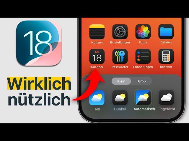 iOS 18 ist da! - Starte mit diesen 12 Funktionen!