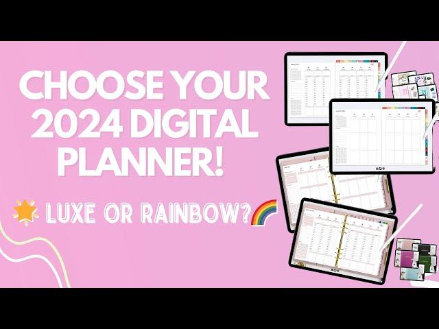 Discover Your Ideal Digital Planner Style & Layout for 2024!