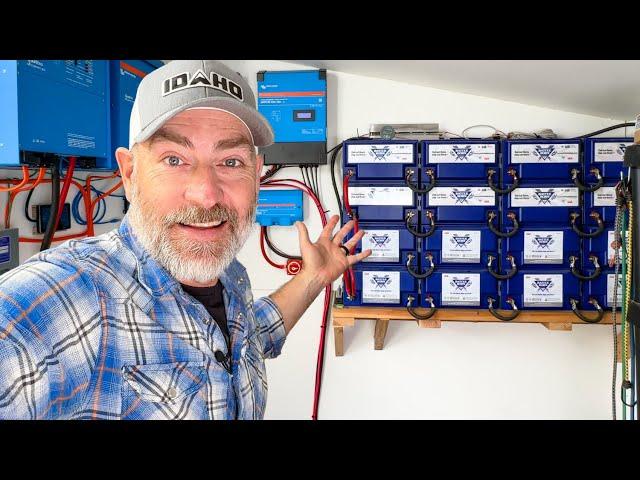 EASIEST Off Grid Solar Power System Battery Bank