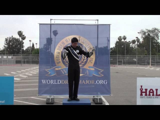 Kevin Chang-2013 WDMA Drum Major Championship Competition-4/13/2013