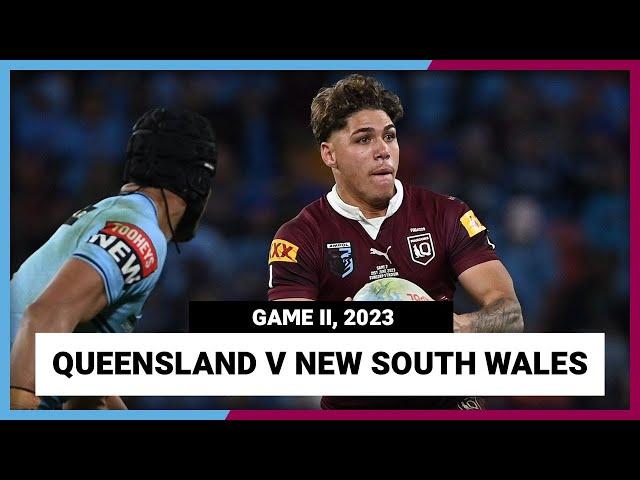 State of Origin 2023 | QLD Maroons v NSW Blues | Full Match Replay | Game 2