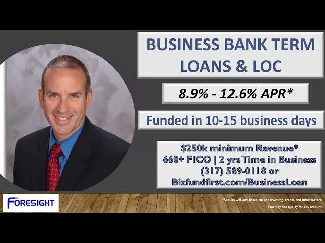 Business Loans and Business Line of Credit FDIC Bank Financing