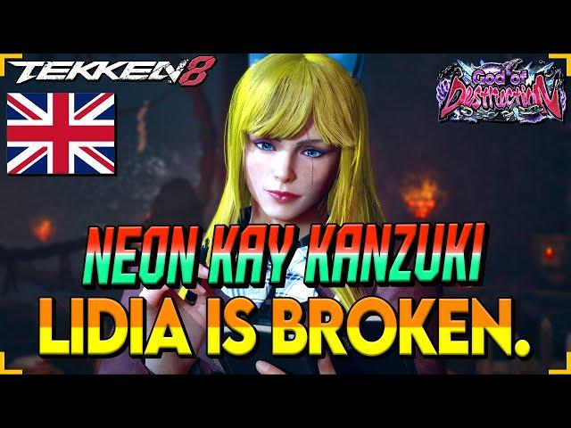 Tekken 8 ▰ LIDIA Pro Gameplay by Neon Kay Kanzuki - Insane Combos & Techniques