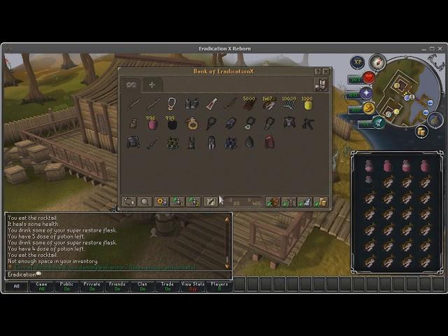 EradicationX RSPS 2019 | RuneScape Server | Best Runescape Private Server | EradicationX - Reborn