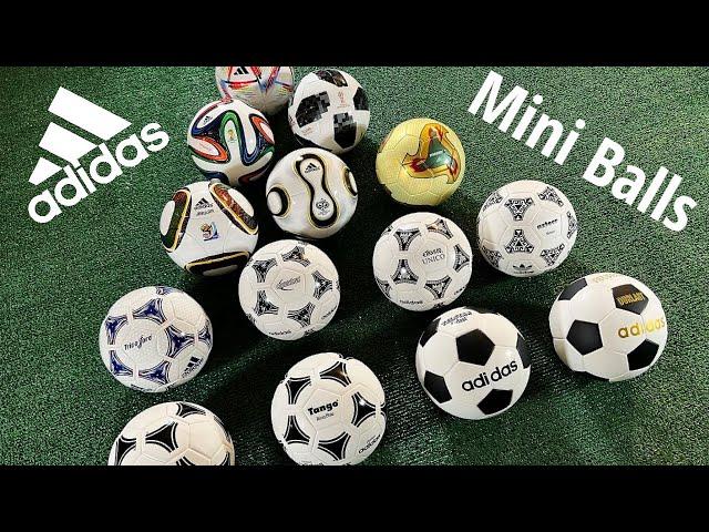 Adidas World Cup Mini Balls - Unboxing and History 1970-2022