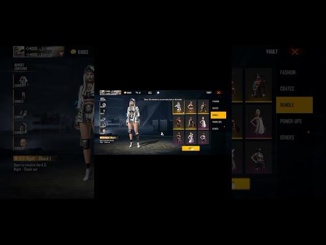 Free Fire Bundle And Create Opening With NOOB GAMING