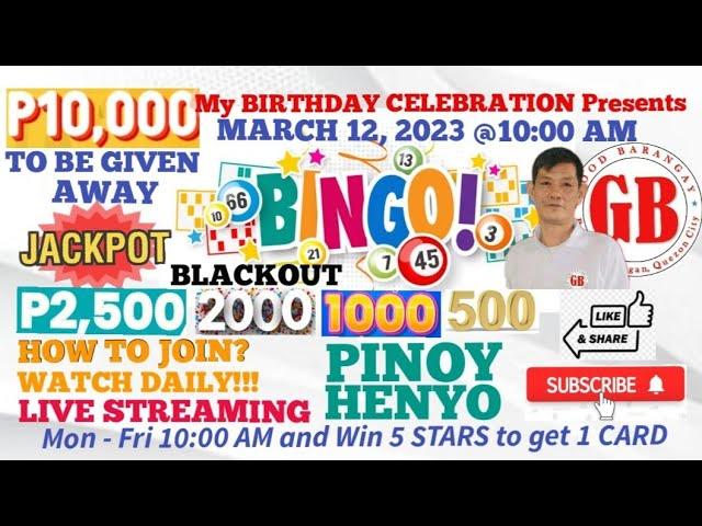 Day 6 BIRTHDAY GLS BINGO 2023/ Win 5 Stars to get 1Bingo Card. Jan. 23, 2023