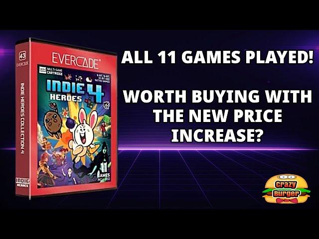 Evercade Indie Heroes Collection 4 - ALL 11 Games Played! Plus Price Check On Other Platforms!