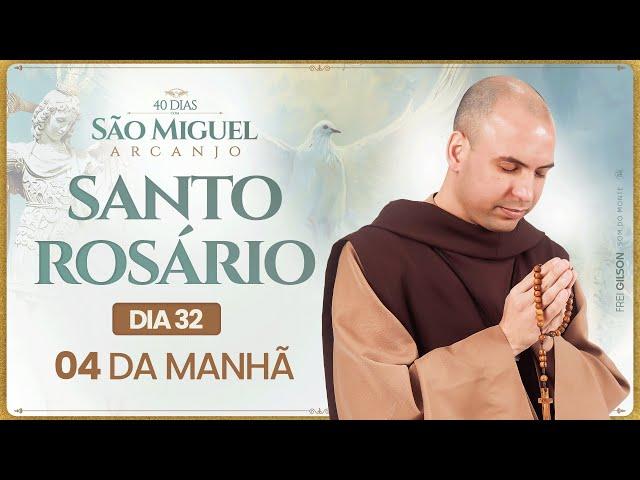 Santo Rosário | 40 Dias com São Miguel Arcanjo 2024 | 04:00 | 32° Dia | Live Ao vivo