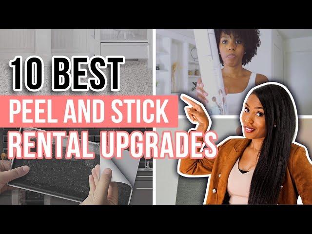 10 Renter Friendly Peel & Stick Products YOU NEED! | REMOVABLE UPGRADES!