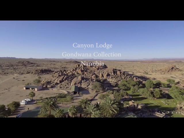 Aerial Video flyover of Canyon Lodge, Gondwana Collection Namibia