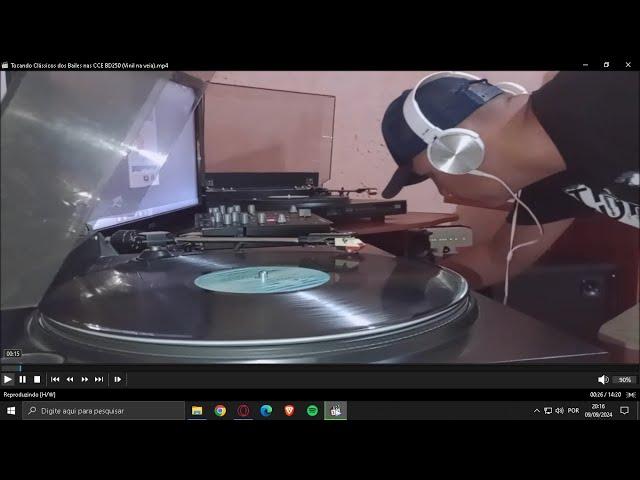 Mini set Clássicos dos Bailes Freestyle e Electrofunk (CCE BD250 Vinil na veia)