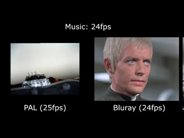 PAL 25fps vs Blu Ray 24fps