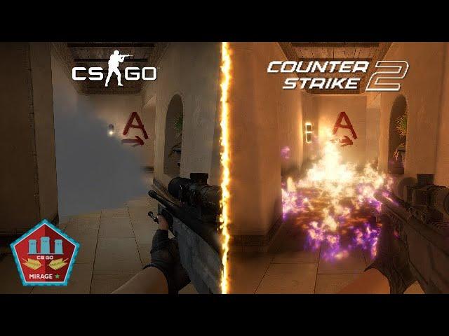 What CS:GO tricks work in CS2? (Mirage)