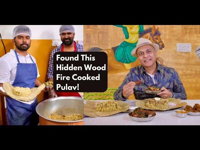 These Brothers Cook A Delicious Wood Fire 64 MUTTON PULAV & Chicken Too! Hidden Bengaluru Spot!