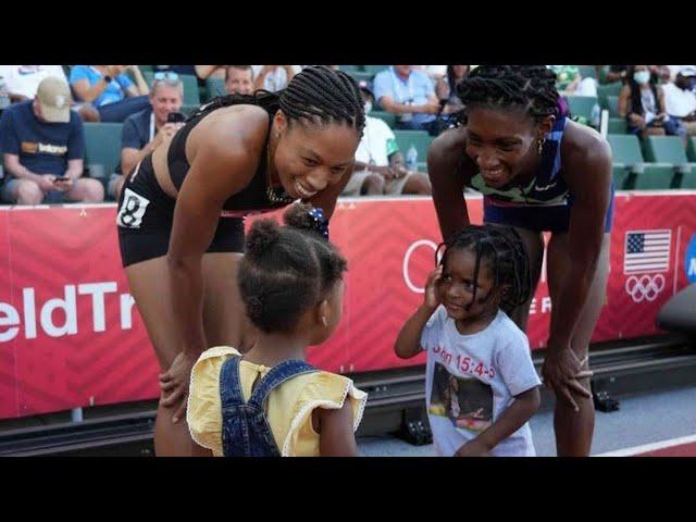 Allyson Felix and Quanera Hayes -  Women's 400 FINAL