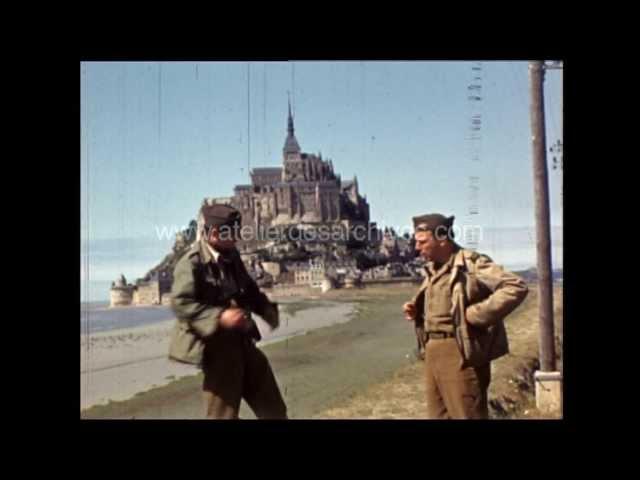 Robert Capa et Ernest Hemingway au Mt St Michel