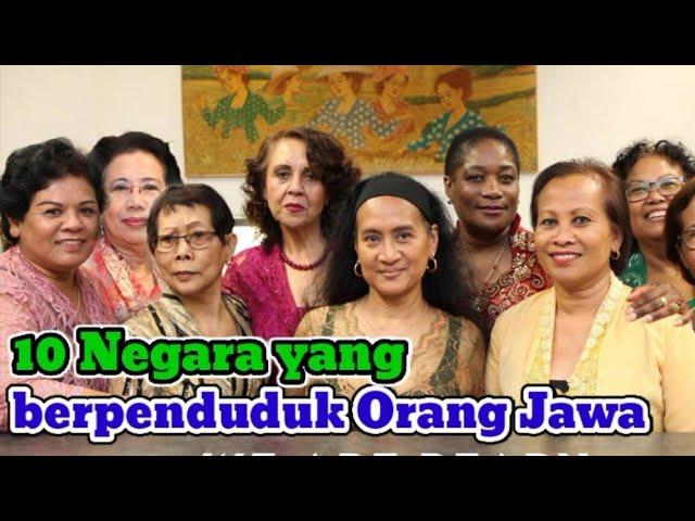 10 Negara yang Berpenduduk Orang Jawa