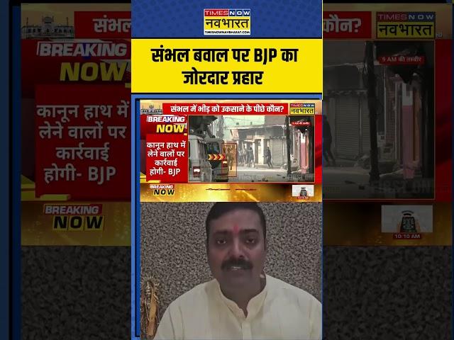 Sambhal बवाल पर BJP का जोरदार प्रहार, Rakesh Tripathi  ने कहा- 'ये मुगलिया राज ...'  #shortvideo