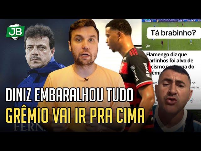  DINIZ EMBARALHA A VIDA DO RENATO, DIREÇÃO VAI NO STJD POR CALÚNIA E GRÊMIO PODE RECEBER PUNIÇÃO