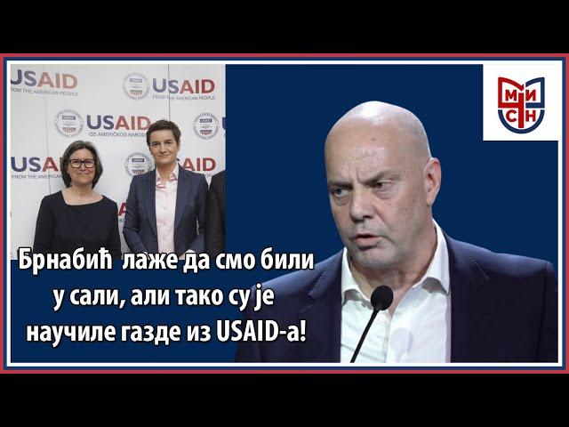 Брнабић, плаћеник УСАИД-а, је поново лагала! Нити смо били у сали скупштине нити смо за НАТО пакт!