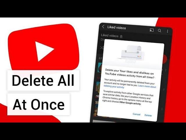 How To remove All Likes  On Youtube videos