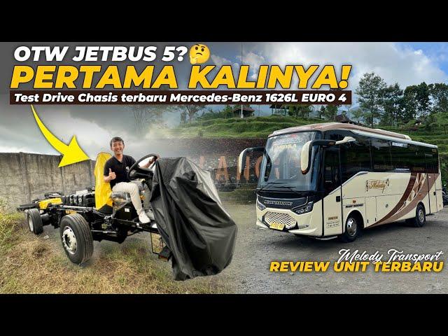 PERTAMA KALINYA TEST DRIVE MERCEDES-BENZ 1626 EURO 4 & REVIEW UNIT TERBARU MELODY TRANS‼️