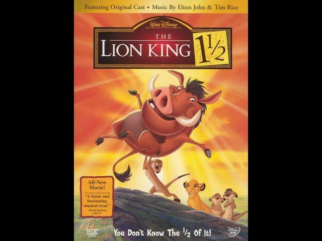 Opening to The Lion King 1½ DVD (2004, Both Discs)