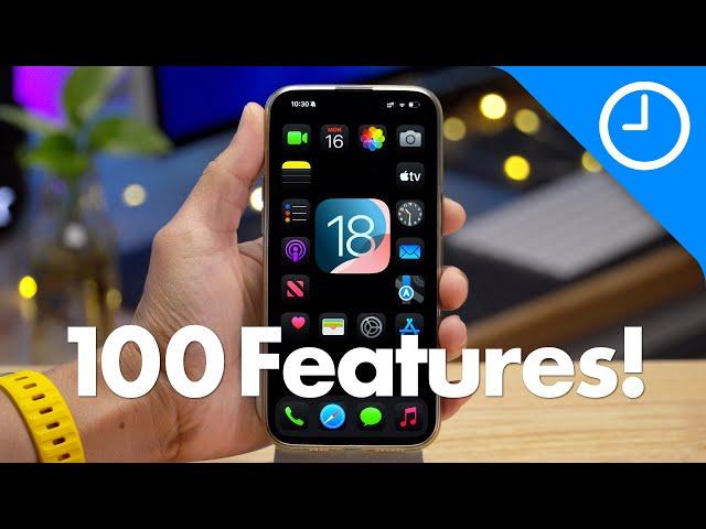 100 new iOS 18 features for iPhone! Do you know them all?