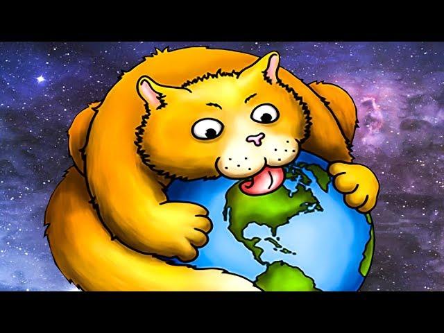 Суровый КОТИК РОБОТ съел город. ИГРА Tasty Planet Forever #1 на Игрули TV