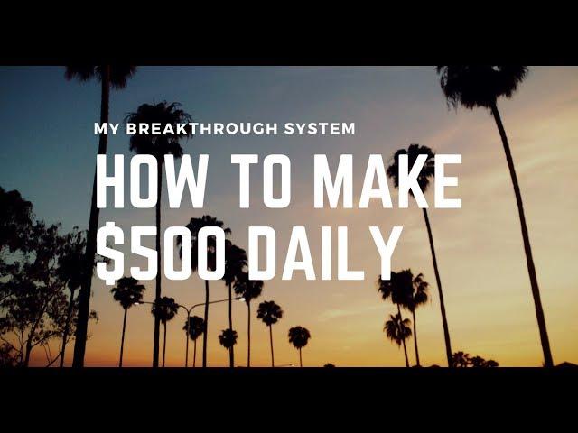 how to make 500 dollars fast