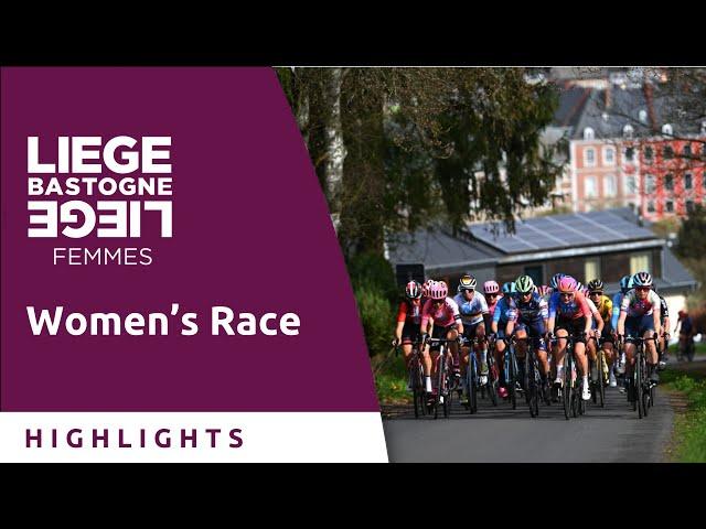 EPIC sprint finish! | Liege-Bastogne-Liege Femmes 2024 Highlights